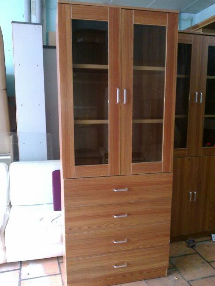 Bán Tủ Hồ Sơ MFC 2 Cánh Kiếng Cũ L2